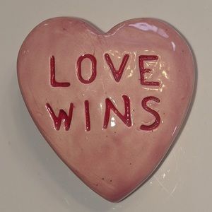 LOVE WINS Heart Stone by HANDMADE InnerArtPeace